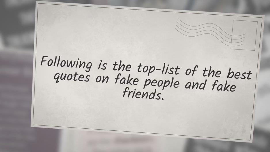 'Video thumbnail for Best Quotes On Fake Friends'