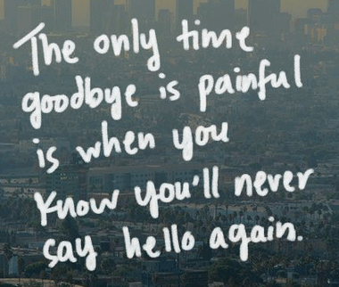 Thank you goodbye quotes