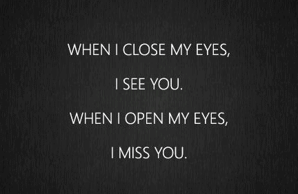 About someone missing quotes wise 30 I