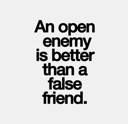 Fake friends quotes. False friend.