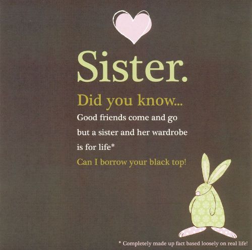 Funny Sister Quotes