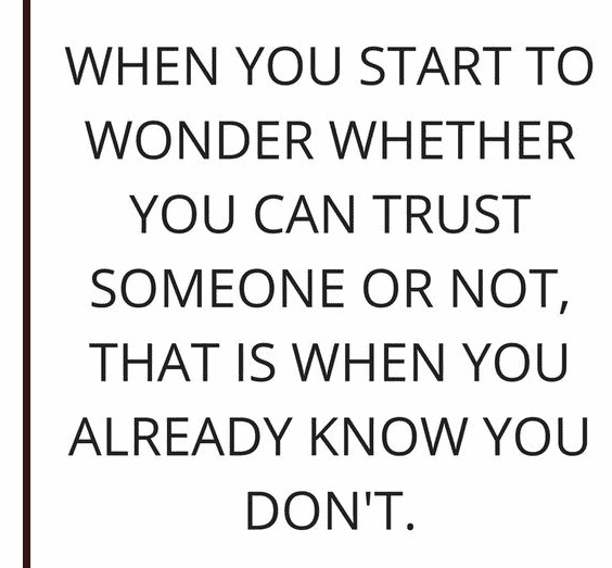 Trust with someone don t should be you you Forgiveness vs