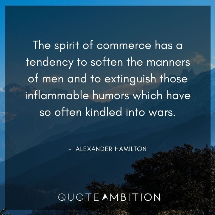 Alexander Hamilton Quotes About Commerce