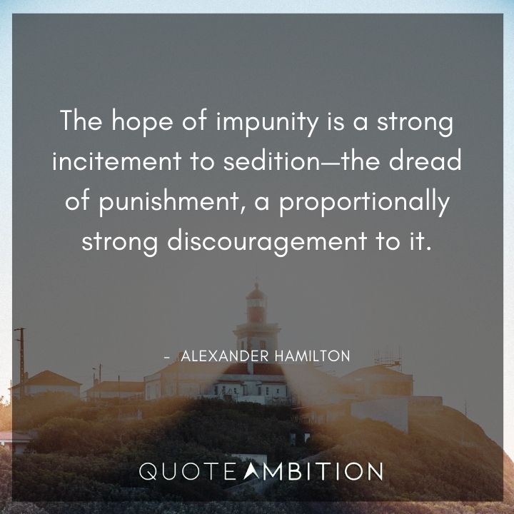 Alexander Hamilton Quotes on Hope