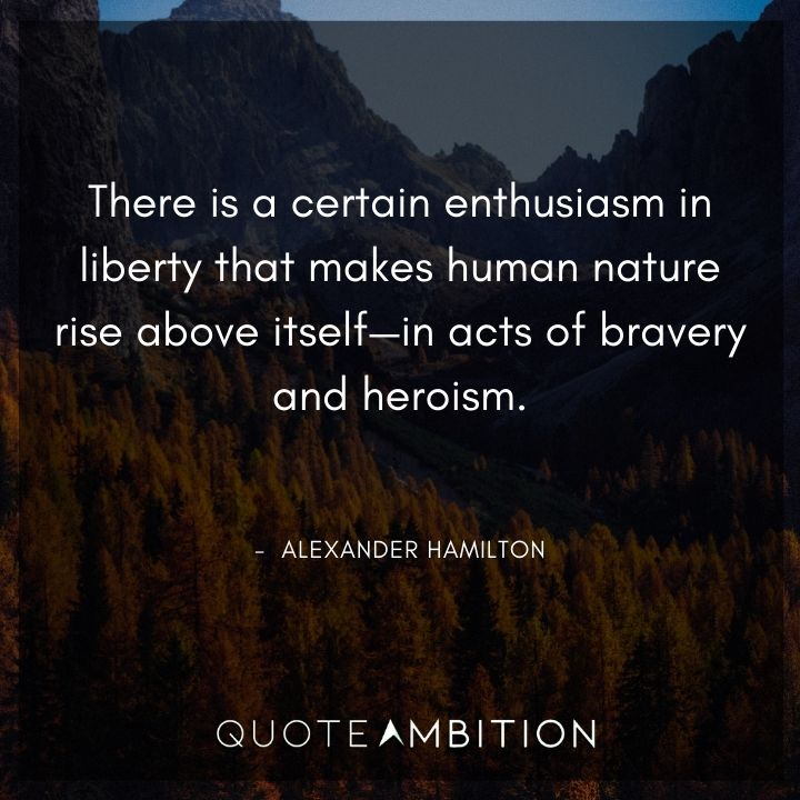 Alexander Hamilton Quotes on Liberty