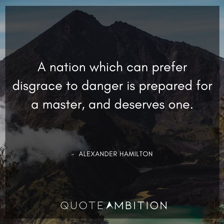 Alexander Hamilton Quotes About Nation