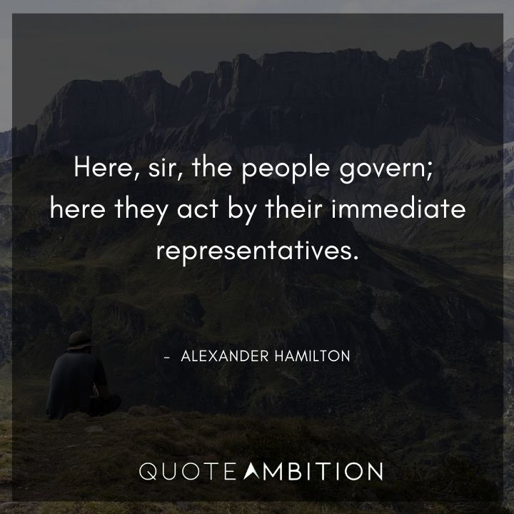 Alexander Hamilton Quotes About People