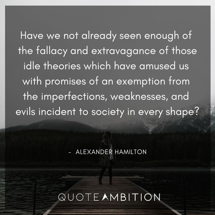 Alexander Hamilton Quotes About Society