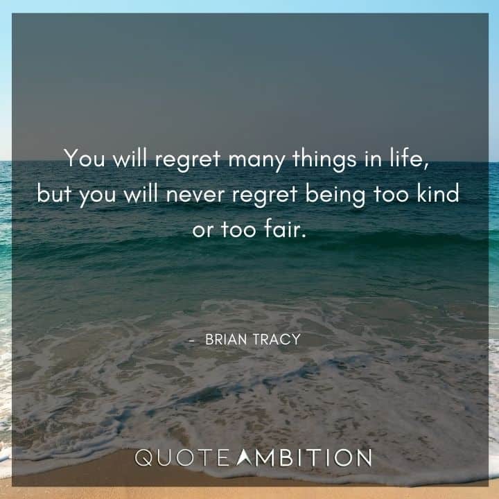 Brian Tracy Quotes on Regrets