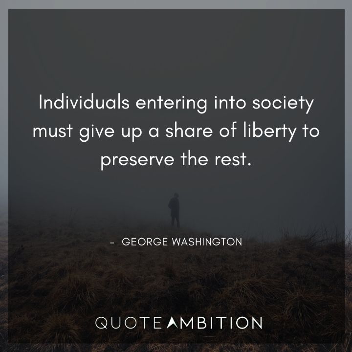 George Washington Quotes on Society