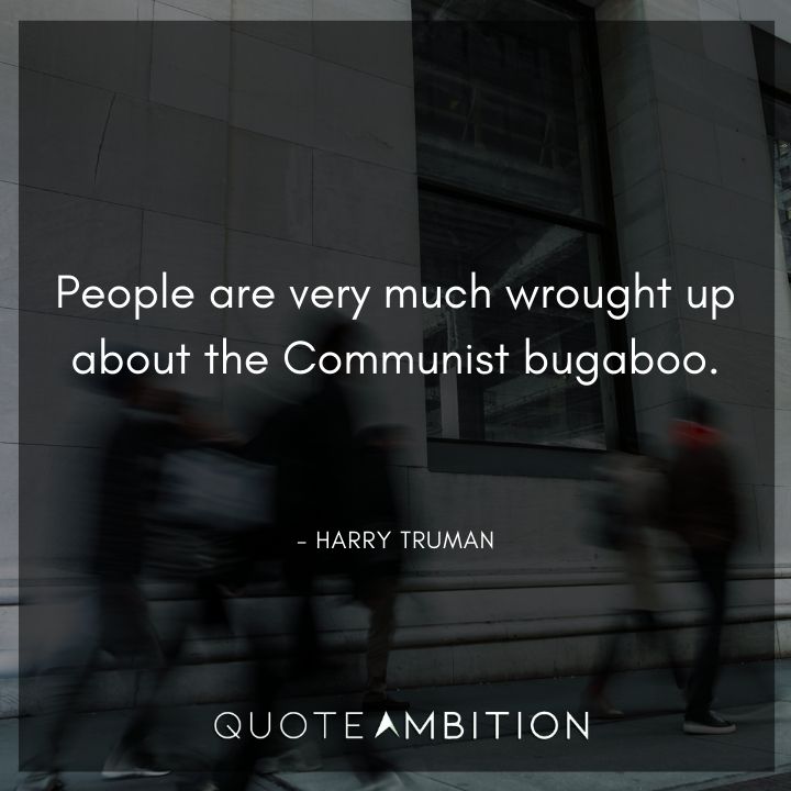Harry Truman Quotes About Communists