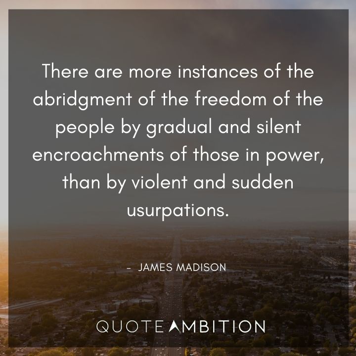 James Madison Quotes on Freedom