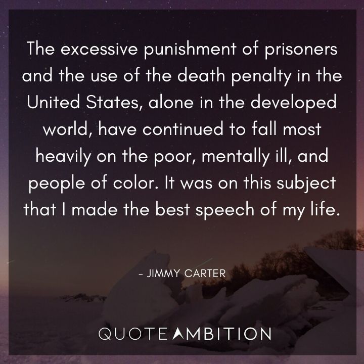 Jimmy Carter Quotes About the Death Penalty