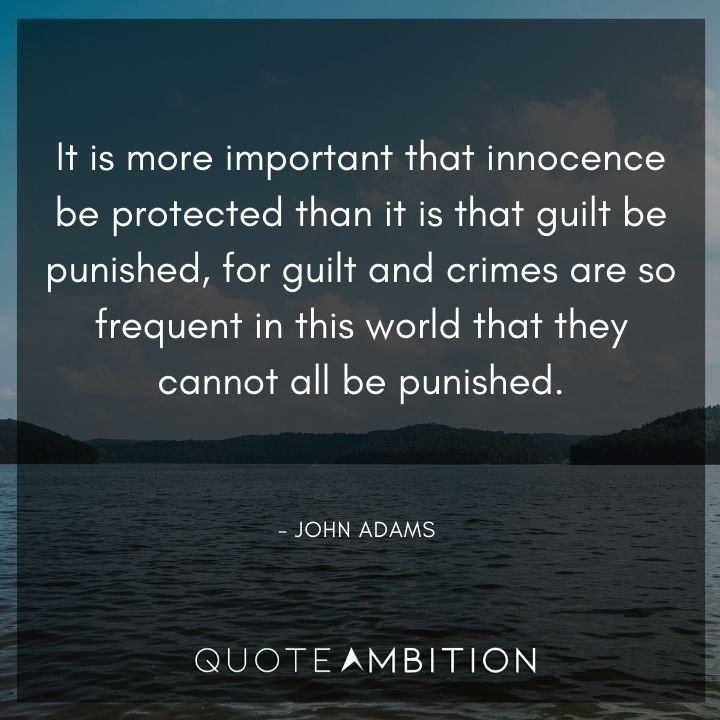 John Adams Quotes on Innocence