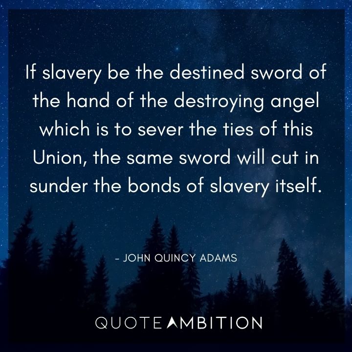 John Quincy Adams Quotes About Slavery