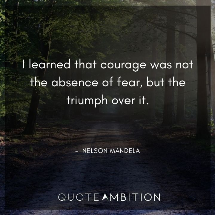 Nelson Mandela Quotes on Courage