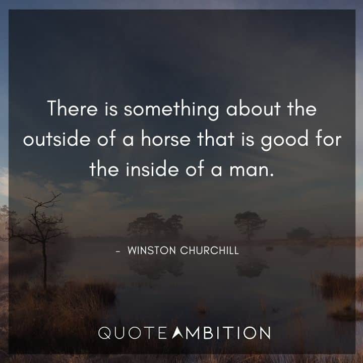 Winston Churchill Quotes About Horses