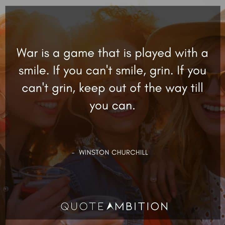 Winston Churchill Quotes About War