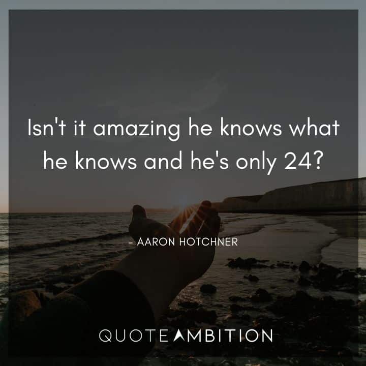 Criminal Minds Quote - Isn't it amazing he knows what he knows and he's only 24?