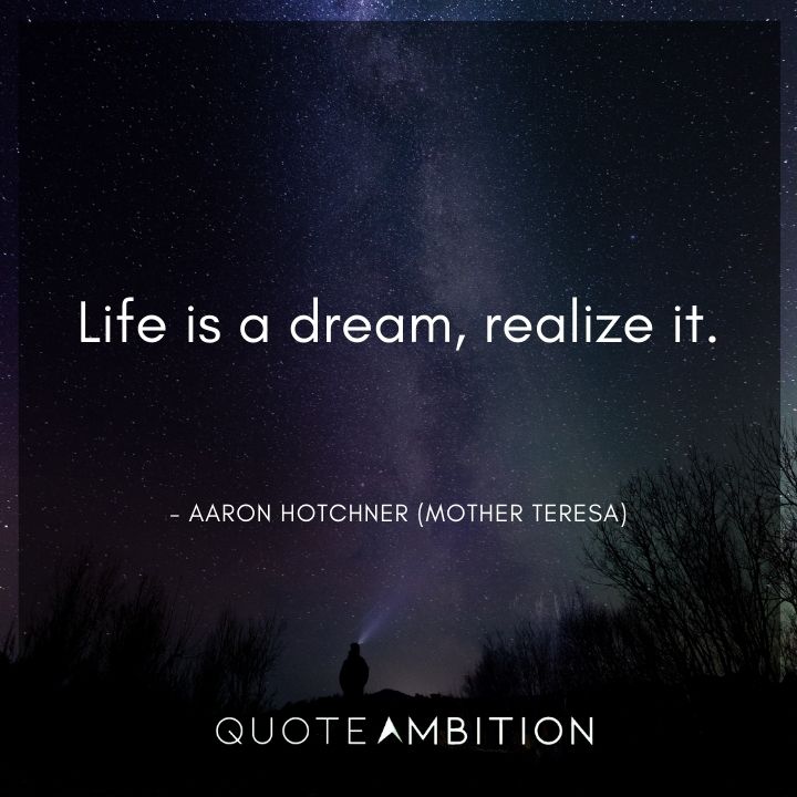 Criminal Minds Quote - Life is a dream, realize it.