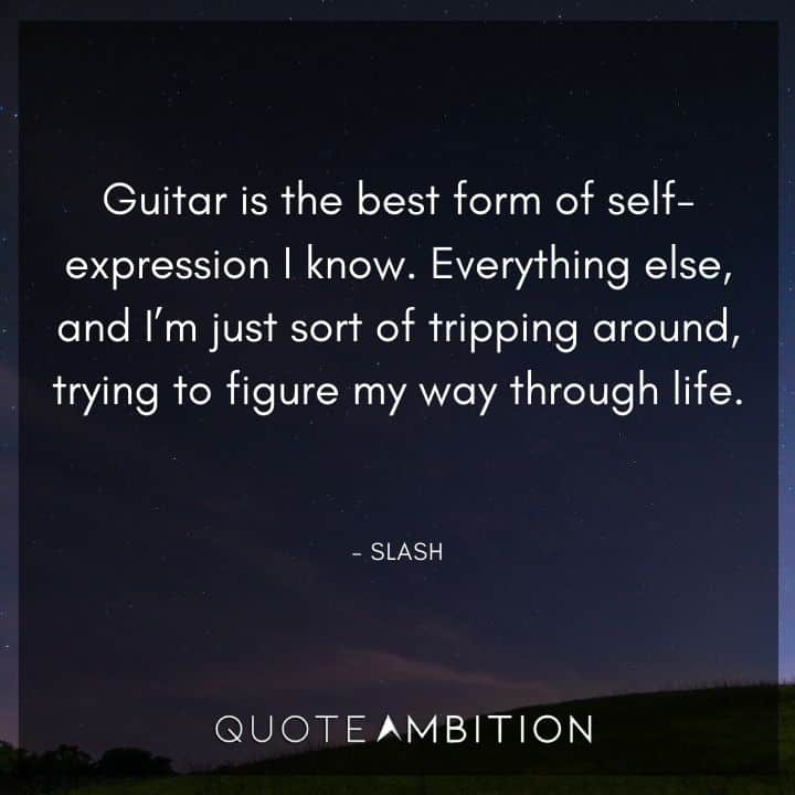 Guitar Quotes - Guitar is the best form of self-expression I know.