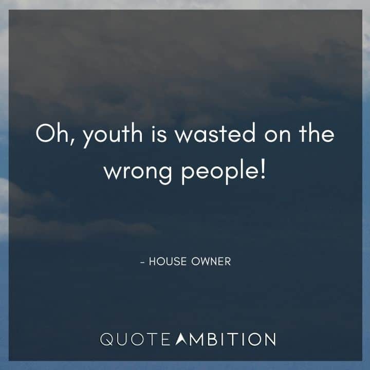 It's a Wonderful Life Quotes - Oh, youth is wasted on the wrong people!