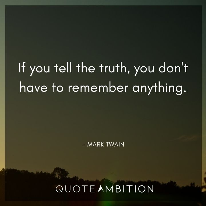 Mark Twain Quotes About the Truth