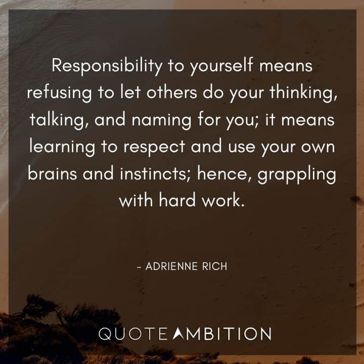 Work Responsibility Quotes