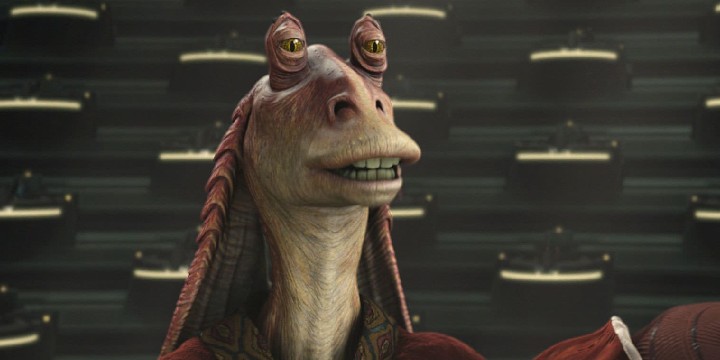 In Defense of Jar Jar Binks. “A long time ago in a theater far, far…, by  CC Stone