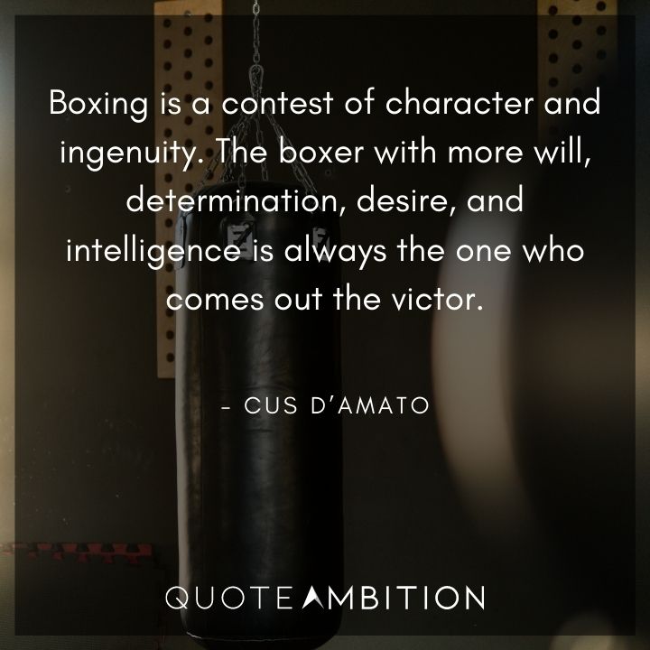 Cus D’Amato Quotes On Character In Boxing