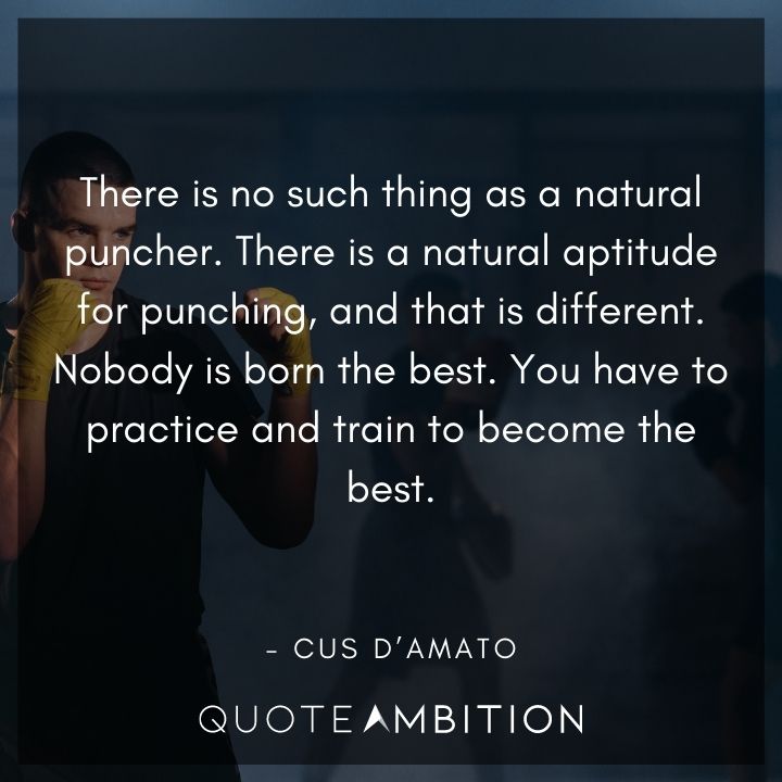 Cus D’Amato Quotes On Natural Punchers