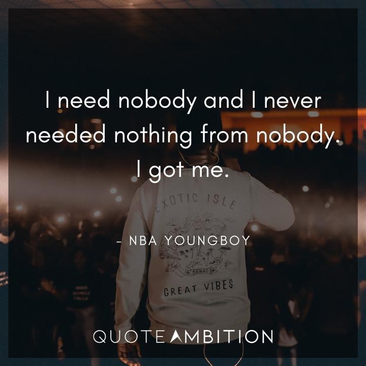 NBA YoungBoy Quotes